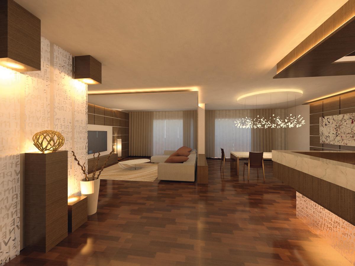 Moevenpick Hotel Du Lac תוניס מראה חיצוני תמונה 3D rendering of a living room